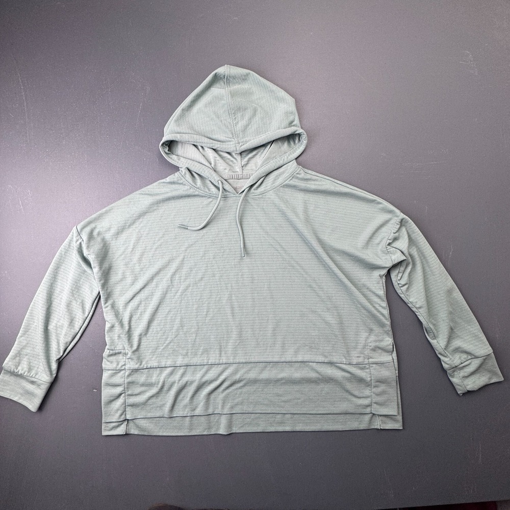 Mondetta Performance Women's Medium Green Lightweight Pullover Hoodie Athleisure